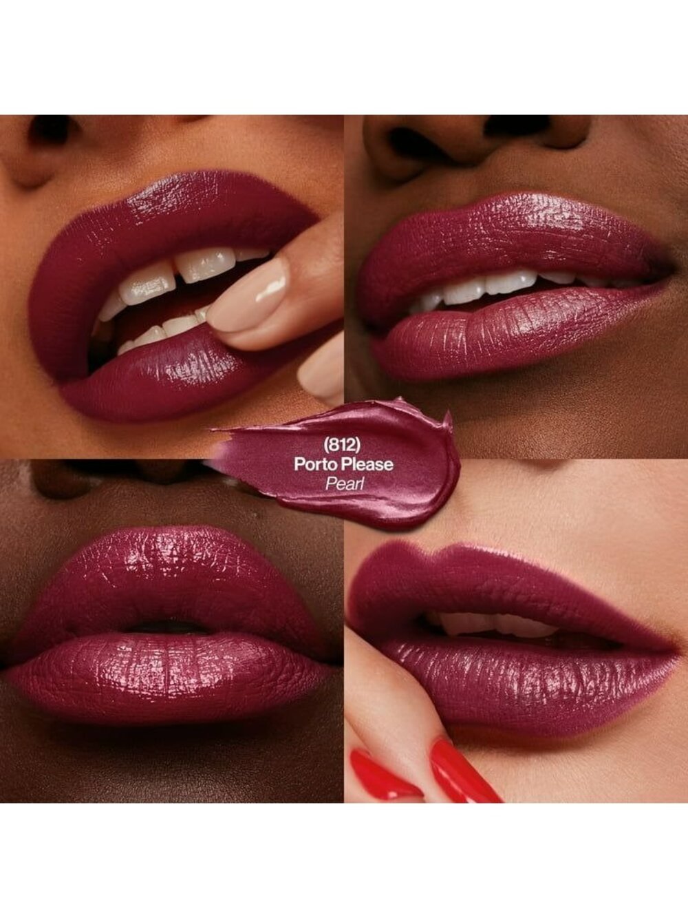 Revlon Super Lustrous Lipstick 812 Porto Please Pearl Finish Hydrating Rich